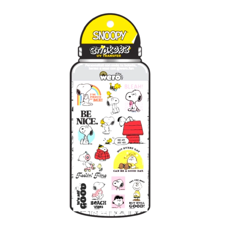Stickers Wero Snoopy UV Transfer Bottle Art.WE4168